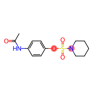 4-(acetylamino)phenyl 1-piperidinesulfonate