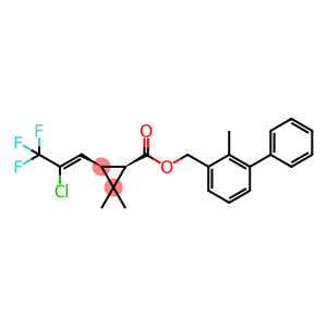 (1α,3α(Z))(±)(2-methyl(1,1′-biphenyl)-3-yl)methyl-(2-chloro-3,3,3-trifluoro-1-propenyl)-2,2-dimethylcy-clopropanecarhoxylate
