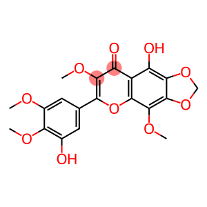 5,5'-Dihydroxy-3,8,3',4'-tetramethoxy-6,7-methylenedioxyflavone