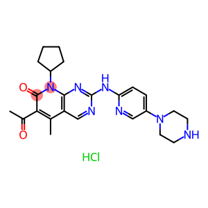 2-[[5-(1-哌嗪基)-2-吡啶基]氨基]-5-甲基-6-乙酰基-8-环戊基吡啶并[2,3-D]嘧啶-7(8H)-酮盐酸盐