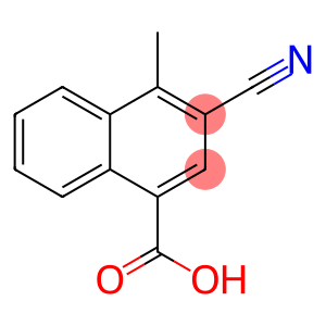 1-Naphthalenecarboxylicacid,3-cyano-4-methyl-(9CI)