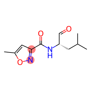 5-methyl-N-(4-methyl-1-oxopentan-2-yl)-1,2-oxazole-3-carboxamide
