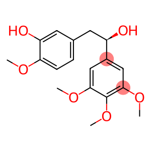 Benzeneethanol, 3-hydroxy-4-methoxy-α-(3,4,5-trimethoxyphenyl)-, (αR)-