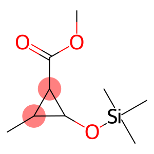 Cyclopropanecarboxylic acid, 2-methyl-3-(trimethylsilyl)oxy-, methyl ester