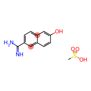 6-hydroxynaphthalene-2-carboxamidine mesylate