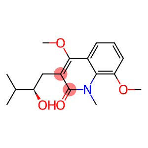 3-[(2R)-2-hydroxy-3-methyl-butyl]-4,8-dimethoxy-1-methyl-quinolin-2-on e