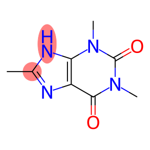 1H-Purine-2,6-dione, 3,9-dihydro-1,3,8-trimethyl-