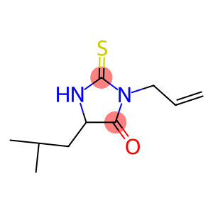 5-(2-methylpropyl)-3-(prop-2-en-1-yl)-2-sulfanylideneimidazolidin-4-one