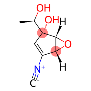 6-Oxabicyclo(3.1.0)hex-3-ene-2-methanol, 2-hydroxy-4-isocyano-alpha-me thyl-, (1-alpha,2-beta,2(R*),5-alpha)-(-)-