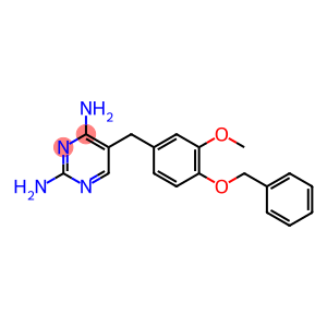 5-[(3-methoxy-4-phenylmethoxy-phenyl)methyl]pyrimidine-2,4-diamine