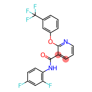 N-(2,4-difluorophenyl)-2-[3-(trifluoromethyl)phenoxy]-3-pyridinecarboxamide
