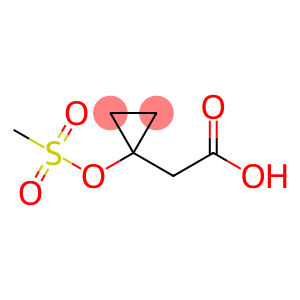 Cyclopropaneacetic acid, 1-[(methylsulfonyl)oxy]-
