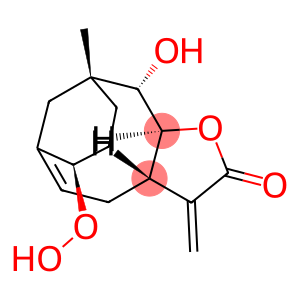 (3aS,7R,10R,11S,11aS)-3a,4,7,8,9,10,11,11a-Octahydro-7-hydroperoxy-11-hydroxy-10-methyl-3-methylene-6,10-methanocyclodeca[b]furan-2(3H)-one