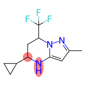 5-cyclopropyl-2-methyl-7-(trifluoromethyl)-4,5,6,7-tetrahydropyrazolo[1,5-a]pyrimidine