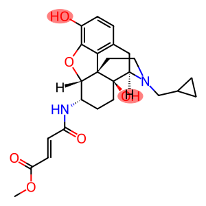 2-Butenoic acid, 4-[[(5α,6α)-17-(cyclopropylmethyl)-4,5-epoxy-3,14-dihydroxymorphinan-6-yl]amino]-4-oxo-, methyl ester, (E)- (9CI)
