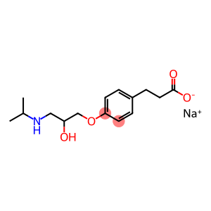 4-[2-Hydroxy-3-[(1-Methylethyl)aMino]propoxy]benzenepropanoic Acid SodiuM