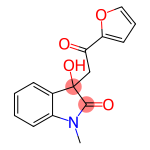 3-[2-(furan-2-yl)-2-oxoethyl]-3-hydroxy-1-methyl-1,3-dihydro-2H-indol-2-one