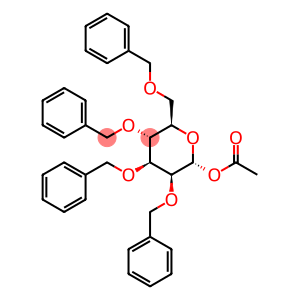 (2R,3S,4S,5R,6R)-3,4,5-tris(Benzyloxy)-6-((benzyloxy)methyl)tetrahydro-2H-pyran-2-yl acetate