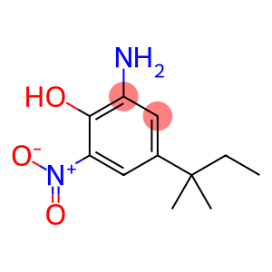 2-amino-4-(1,1-dimethylpropyl)-6-nitrophenol