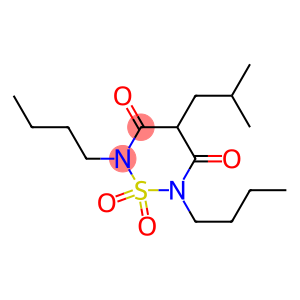 2,6-dibutyl-4-(2-methylpropyl)-2H-1,2,6-thiadiazine-3,5(4H,6H)-dione 1,1-dioxide