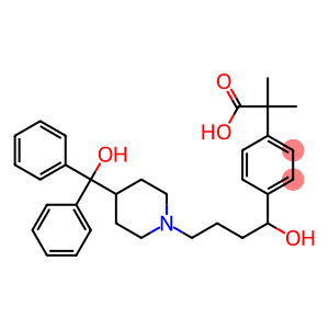 Α,Α-二甲基-4-[1-羟基-4-[4-(羟基二苯基甲基)-1-哌啶基]丁基]苯乙酸
