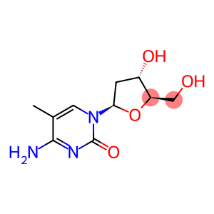 4-amino-1-[(3xi)-2-deoxy-beta-D-glycero-pentofuranosyl]-5-methylpyrimidin-2(1H)-one