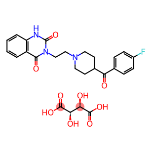 4(1h,3h)-quinazolinedione,3-(2-(4-(4-fluorobenzoyl)-1-piperidinyl)ethyl)-(