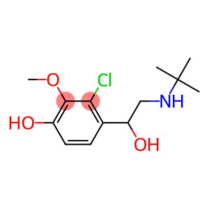 4-(2-(叔丁基氨基)-1-羟基乙基)-3-氯-2-甲氧基苯酚