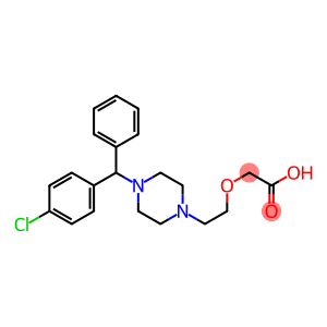 2-[2-[4-(4-Chlorobenzhydryl)-1-piperazinyl]ethoxy]acetic acid
