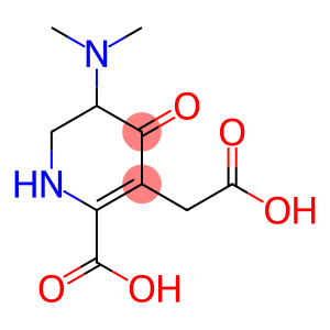 3-Pyridineacetic  acid,  2-carboxy-5-(dimethylamino)-1,4,5,6-tetrahydro-4-oxo-