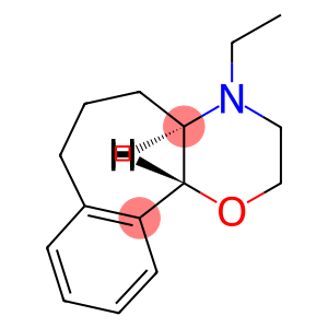 (E)-2,3,4,4a,5,6,7,11b-Octahydro-4-ethylbenzo(6,7)cyclohept(1,2-b)(1,4 )oxazine