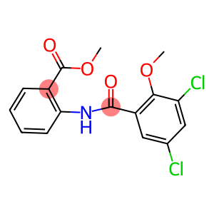 methyl 2-[(3,5-dichloro-2-methoxybenzoyl)amino]benzoate