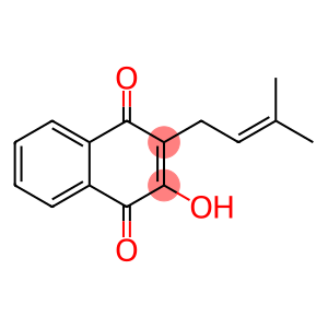 2-hydroxy-3-(3-methylbut-2-en-1-yl)naphthalene-1,4-dione