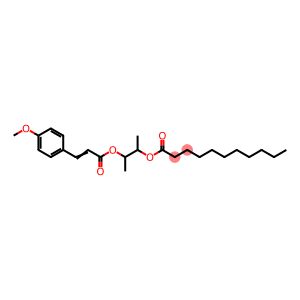 Undecanoic acid, 2-[[3-(4-methoxyphenyl)-1-oxo-2-propen-1-yl]oxy]-1-methylpropyl ester