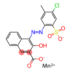 2-Naphthalenecarboxylic acid, 4-[(4-chloro-5-methyl-2-sulfophenyl) azo]-3-hydroxy-, manganese salt