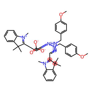 bis[2-[[(p-methoxyphenyl)methylhydrazono]methyl]-1,3,3-trimethyl-3H-indolium] carbonate