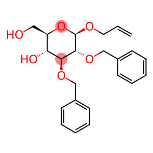 β-D-Glucopyranoside, 2-propen-1-yl 2,3-bis-O-(phenylmethyl)-