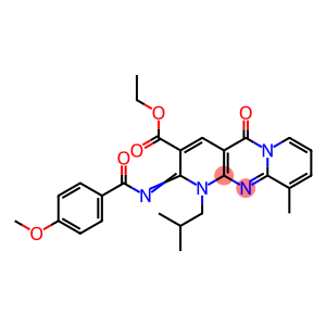 ethyl 1-isobutyl-2-[(4-methoxybenzoyl)imino]-10-methyl-5-oxo-1,5-dihydro-2H-dipyrido[1,2-a:2,3-d]pyrimidine-3-carboxylate