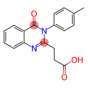 3-(4-OXO-3-P-TOLYL-3,4-DIHYDRO-QUINAZOLIN-2-YL)-PROPIONIC ACID