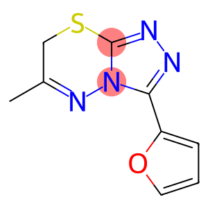 3-(2-furyl)-6-methyl-7H-[1,2,4]triazolo[3,4-b][1,3,4]thiadiazine