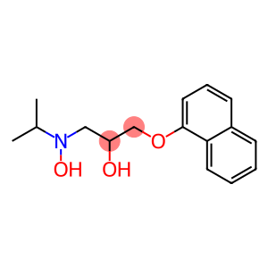 2-Propanol, 1-[hydroxy(1-methylethyl)amino]-3-(1-naphthalenyloxy)-