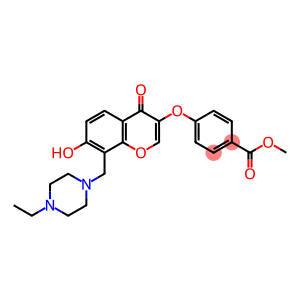 methyl 4-({8-[(4-ethylpiperazin-1-yl)methyl]-7-hydroxy-4-oxo-4H-chromen-3-yl}oxy)benzoate