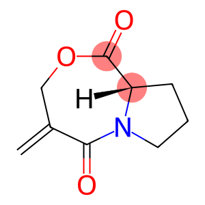 1H,5H-Pyrrolo[2,1-c][1,4]oxazepine-1,5-dione,hexahydro-4-methylene-,(9aS)-(9CI)