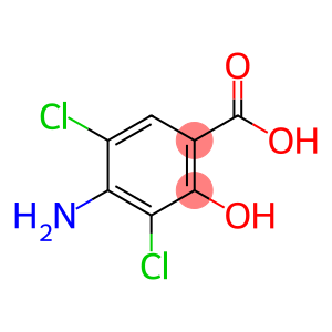 Benzoic acid, 4-amino-3,5-dichloro-2-hydroxy-