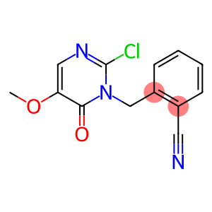 2-[(2-chloro-5-methoxy-6-oxo-1(6H)-pyrimidinyl)methyl]benzonitrile