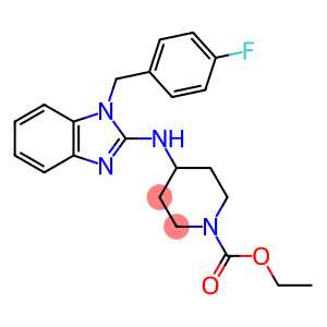 ethyl 4-[[1-[(4-fluorophenyl)methyl]-1H-benzimidazol-2-yl]amino]piperidine-1-carboxylate