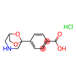 4-(7,8-dioxa-3-azabicyclo[3.2.1]oct-1-yl)benzoic acid hydrochloride