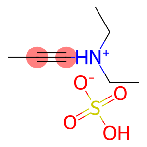 diethyl(prop-1-ynyl)ammonium hydrogen sulphate