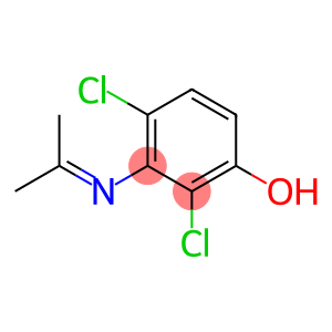 2,4-dichlor-3-[(isopropylidene)amino]phenol