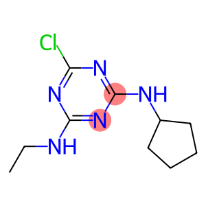 6-chloro-N-cyclopentyl-N'-ethyl-1,3,5-triazine-2,4-diamine